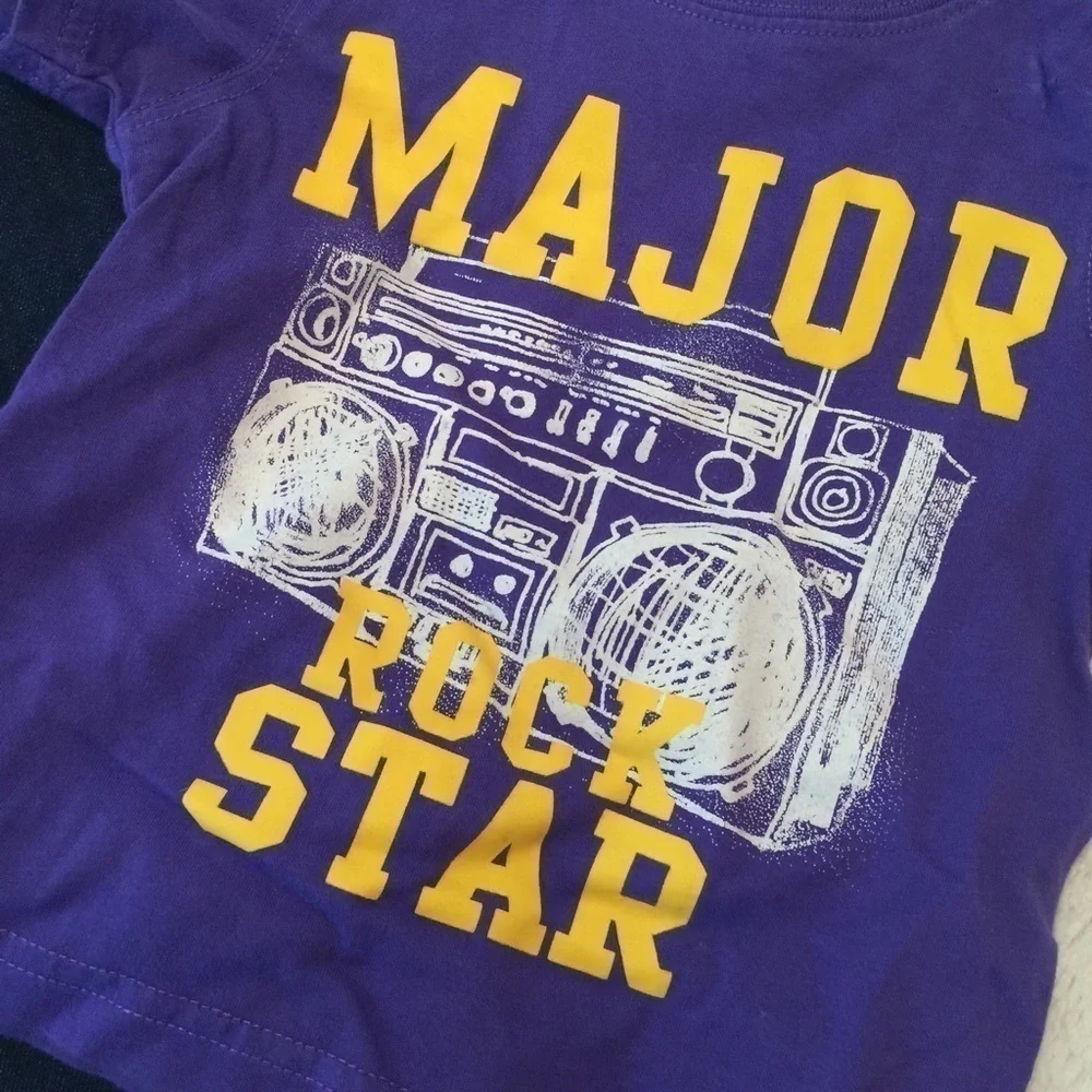 CARTER’S Boys Purple Rock Star T-shirt